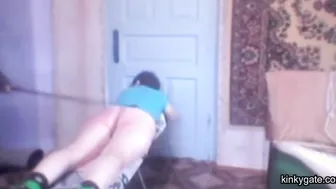 sub Natasja unable to seat after caning