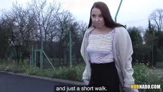 Amateur sluts Mishelle Klein fucks a stranger for some money