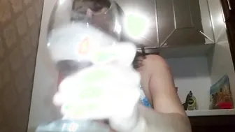 Morning after party for Russian mom Alina Tumanova. Booty had to do