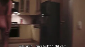 Hot lesbian foursome in the living room 2