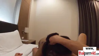 Petite obedient amateur Thai teen fucked