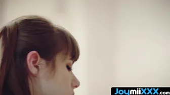 Hottie who suckers balls gets her pussy blasted by cock and cum
