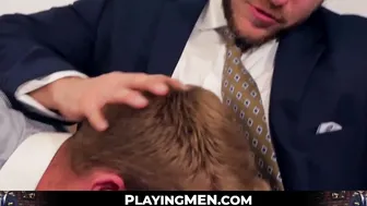 Hung barkeep fucking tasteful youthful money manager