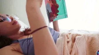 Discussion of the book ended with sex with a passionate brunette 2