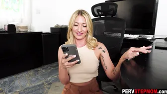 Horny stepmom giving a perfect blowjob
