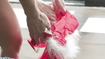 Angelina Moon Gives Stepdaddy An Early Present