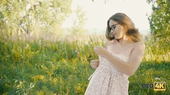 Old4k porn video – OLD4K Dazzling bookworm wants to taste mature prick in soak