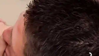 Hardcore smoker frat bro throatfucked me while smoking