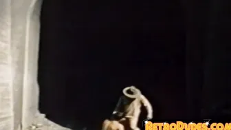 Studs dick sucking and uncovered banging by the stream