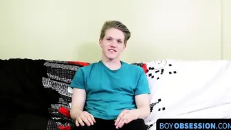 Interviewed porn video – Interviewed and roughheeled down by a blonde twink with a fat ass