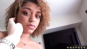 White StepDad Comforts Ebony Daughter Milu Blaze