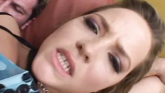She is prepared for a hard fucking session right here and now