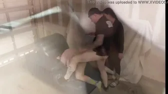 Security caught lesbians trespassing homemade property and wrecked TWAT and BOOTY