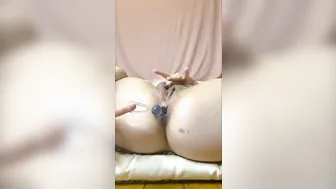 Anal Beads and Toy Play for Christmas