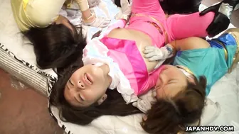 Japanese heroes Galactic Sentai get banged uncensored