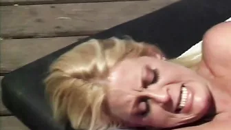 Hot blonde MILF Brooke Hunter gets fucked by a old cock