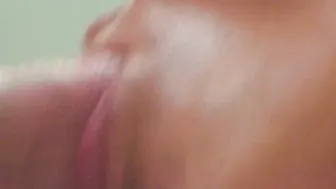 Blonde hoe with pony-tails gives BJ and gets smashed in her tight ass