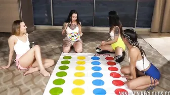 Nude Twister with Anna Claire Clouds Wednesday Nyte Brenna Sparks and Giselle Amore