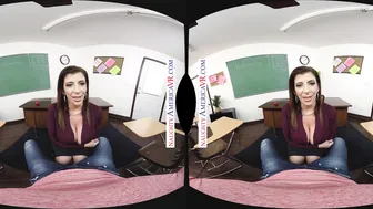 Professor Sara Jay is on the prowl for a teachers assistant with a big cock