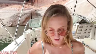 Couple Fucks On Boat With Cumshot