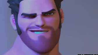 Hilarious and Crazy DOUBLE ANAL Cartoon Gay Sex