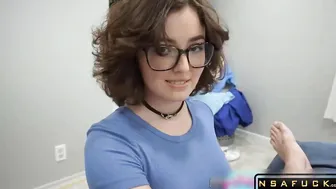 Nerdy Teen Stepsister is Wet for Cheatin