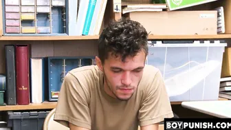 Eye porn video – Young shoplifter sucking big cock of officers before raw fucking