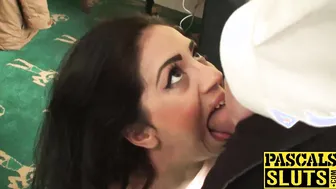Latina babe Julia De Lucia enjoys a hardcore pussy pounding