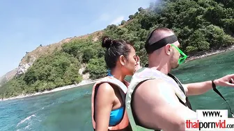 Cherry porn video – Amateur Thai teen sucking BWC on jet ski