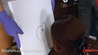 Booty Butt porn video – Anal Innocent has Booty Spread and Gets Butt to Mouth after Drawing