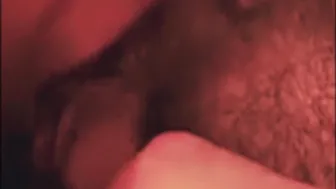 Cougar (me) Licks Hidden Dyke Girlfriends Unshaved Snatch to Orgasm with Husbands