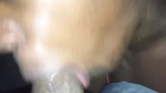 Young Thot kept Begging to Suck my Cock big black dick