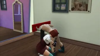 BONDAGE Games by Eliza Pankek and Bieber. Swinger Lovers having a Pretty