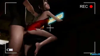 Aerith was having Fun into a Bar with a Stranger. (FF7 Remake