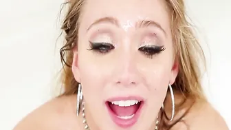 BLOWBANG Compilation - 10 Gorgeous Cum Eating Babes get Faces Destroyed - EvilAngel