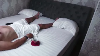 Female firefighter fucks a costumer in the hotel room 6