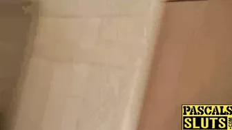 Girlfriends daughter Leah Lixx gets her tight ass pounded