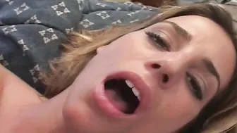 Beautiful chicks Jenna and Cherie sharing a thick cock in a threesome