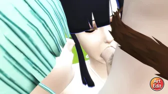 Bulma x Chichi x Nappa - Sims 4