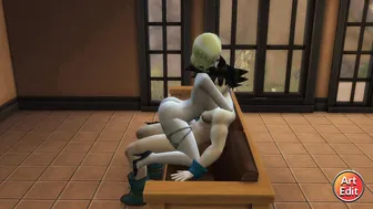 Goku x Androide 18 - Sims 4