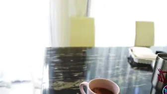 My girlfriend persuaded me to fuck her pussy instead of playing PS5 13