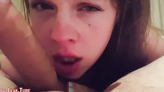Real Amateur Deepthroats Cock And Swallows