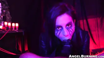 Alt porn video – Masked goth Joanna Angel gives her anal virginity for cult