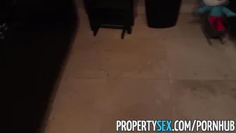 PropertySex - Big Tit Realtor Working really Rough for her Holiday