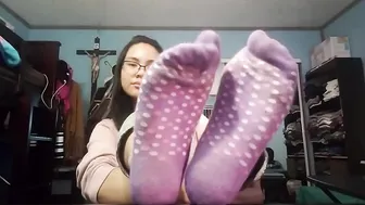 Sock Tease With Slightly Dirty Feet