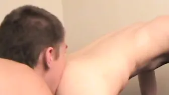 Young man rimming before anal penetration and BJ