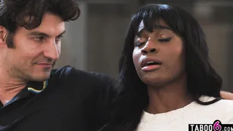 Roommate triggers ebony MILF her problem