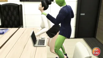 Chichi x Piccolo - Sims 4