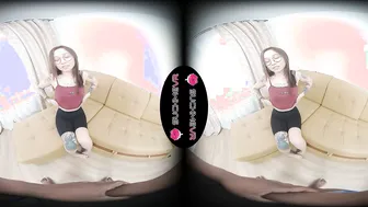 Ka Lee is sexy hot and nude and she is showing off her hot body in VR