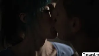Busty Trans stepmom gives her stepson bed pleasure